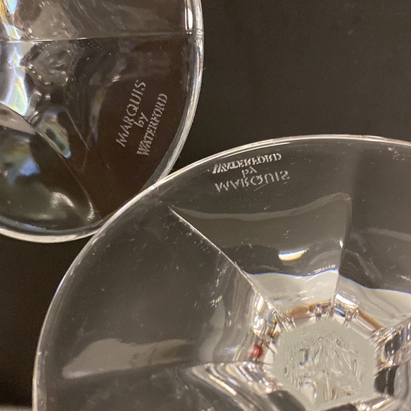 Marquis Waterford Omega Flute Set Of 2 Champagne Crystal Glasses - Picture 13 of 13